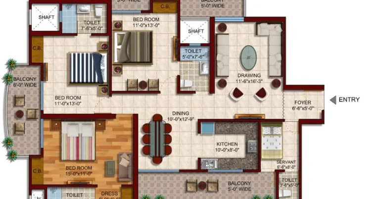 Experion New Lauch Noida Floor Plan